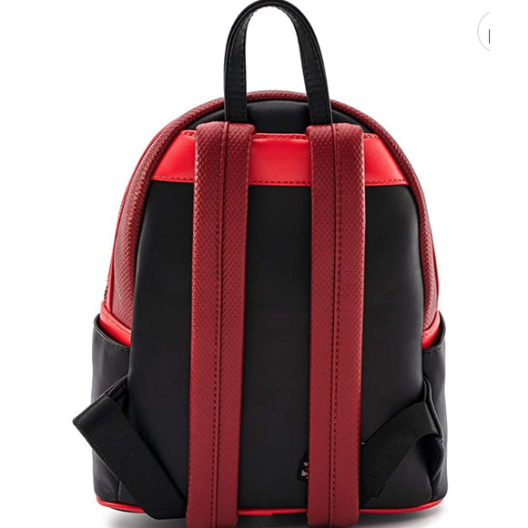 Loungefly Red and Black Backpack - Picture 3 of 11
